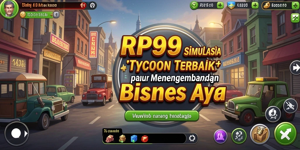Tampilan gameplay RP99 dengan pengelolaan bisnis yang strategis.
