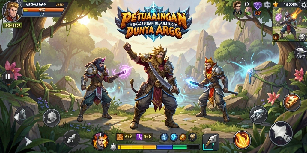 Tampilan gameplay seru dan penuh aksi di VEGAS969.